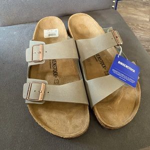 Grey Mens Birkenstocks